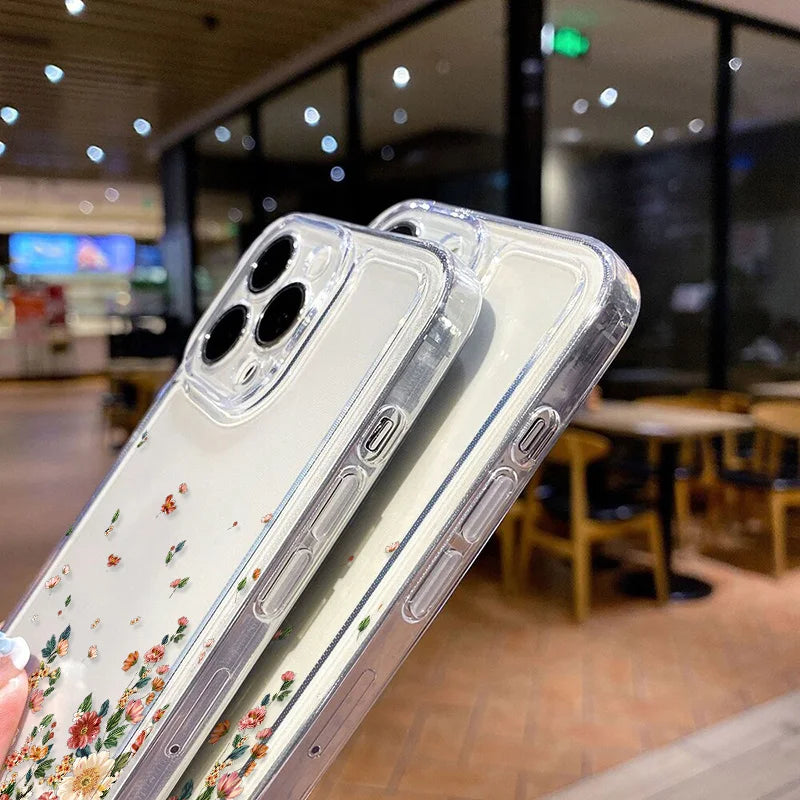 Flower Phone Case For iPhone 17 16 15