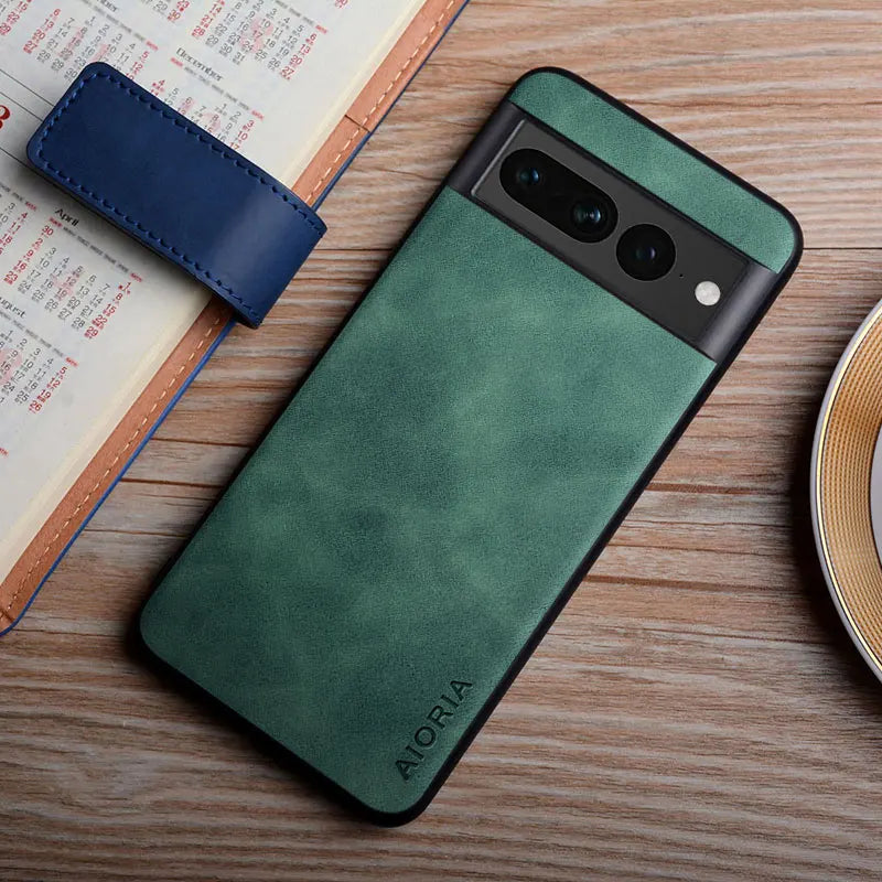 Google Pixel 9 8 7 6  Matte PU Leather Case