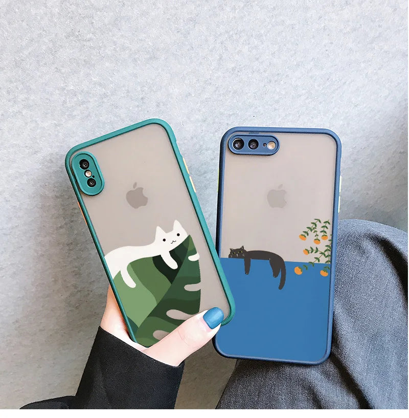 iPhone 15 14 13 Various Style Cat Case