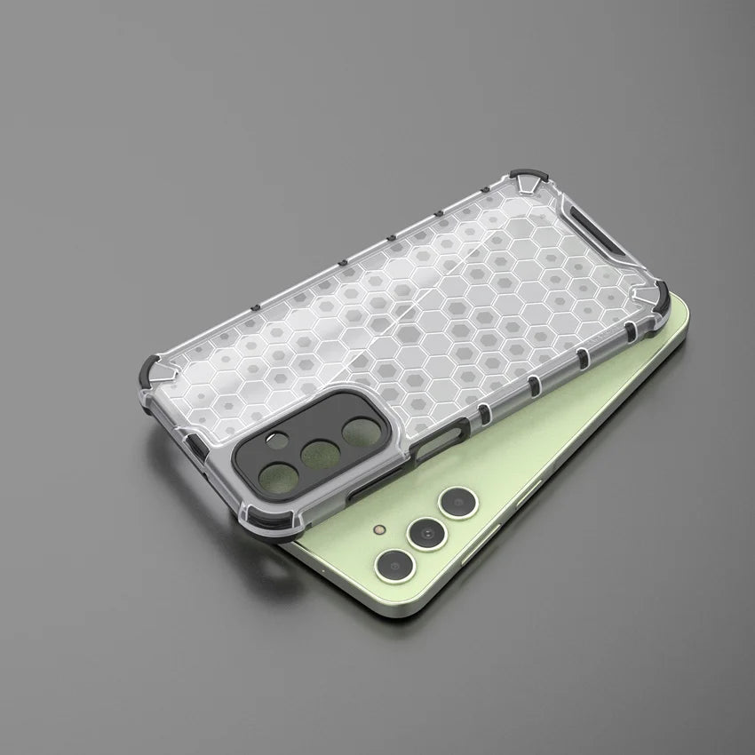 Samsung Galaxy S24 S23 S22 S21 S20 Luxury Honeycomb Hybrid Case