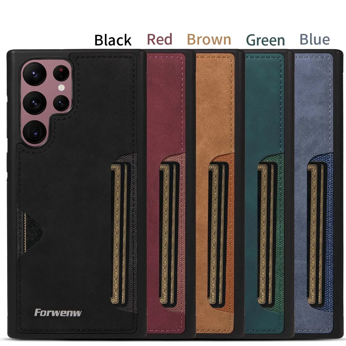 Card Holder Phone Case for Samsung Galaxy   S25 S24 S23 S22 FE