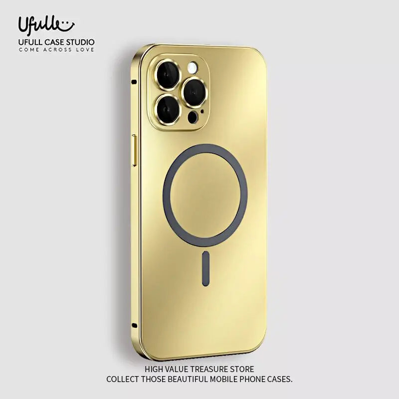 iPhone 15 14 13 12 Metal Phone Case