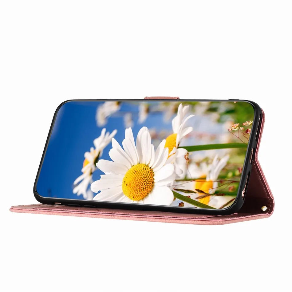 Google Pixel 8 7 6 Flower Flip Case