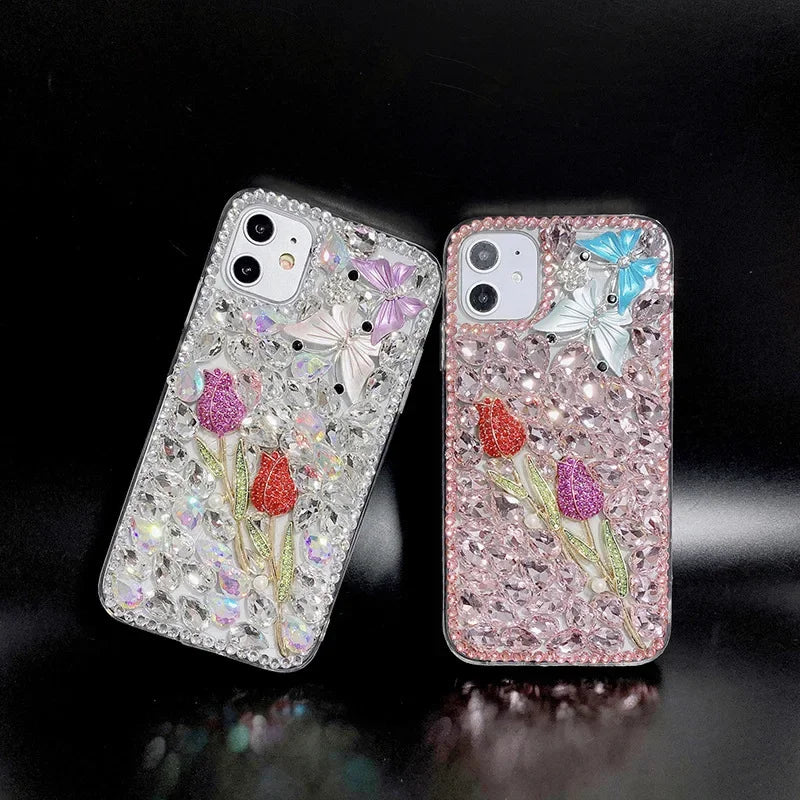 Samsung Galaxy S24 S23 S22 S21 S20 Diamond Rhinestone Case