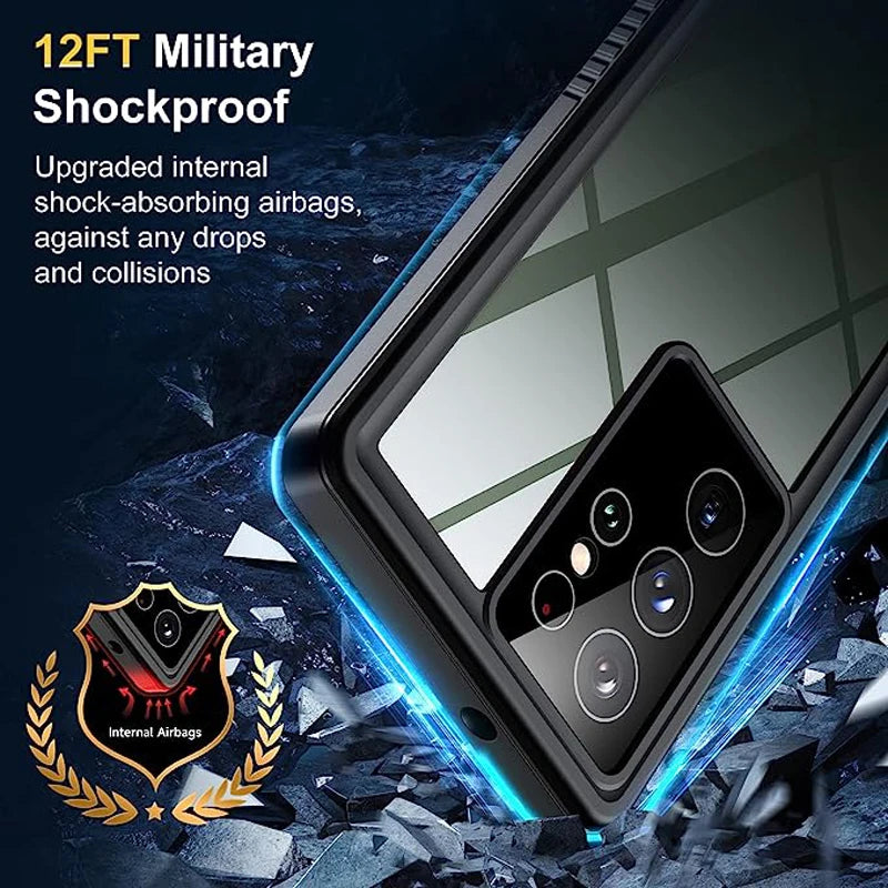 Samsung Galaxy A32 A42 A52 IP68 360 Waterproof Case