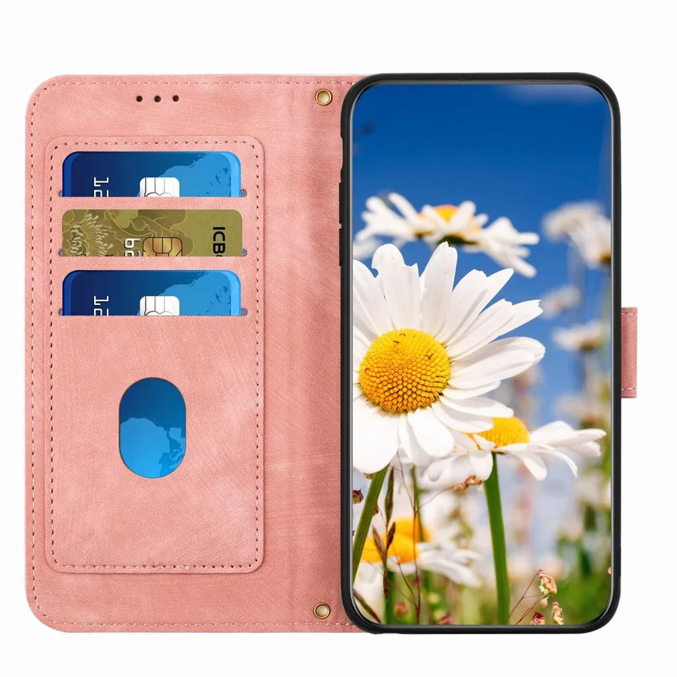 Google Pixel 8 7 6 Flower Flip Case