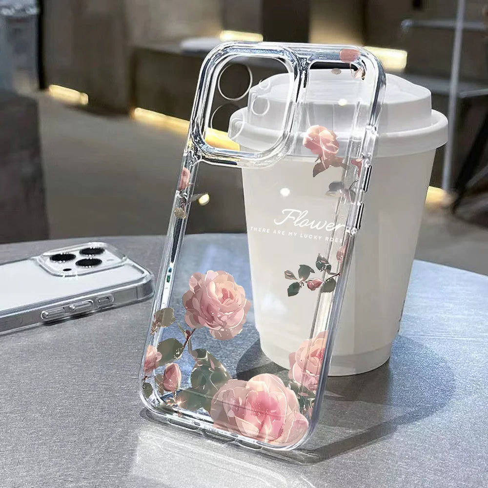 Flower Phone Case For iPhone 17 16 15