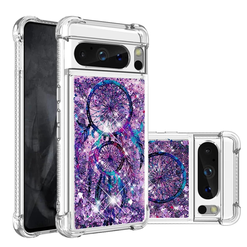 Google Pixel 8 7 Painted Pattern Liquid Case