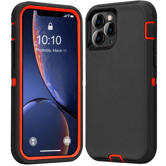 iPhone 15 14 13  3 IN 1 Heavy Duty Armor Shockproof Dust-Proof Case