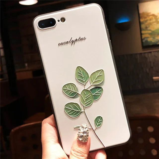 Funda de silicona con relieve de flores 3D para Google Pixel 7 7A 7Pro