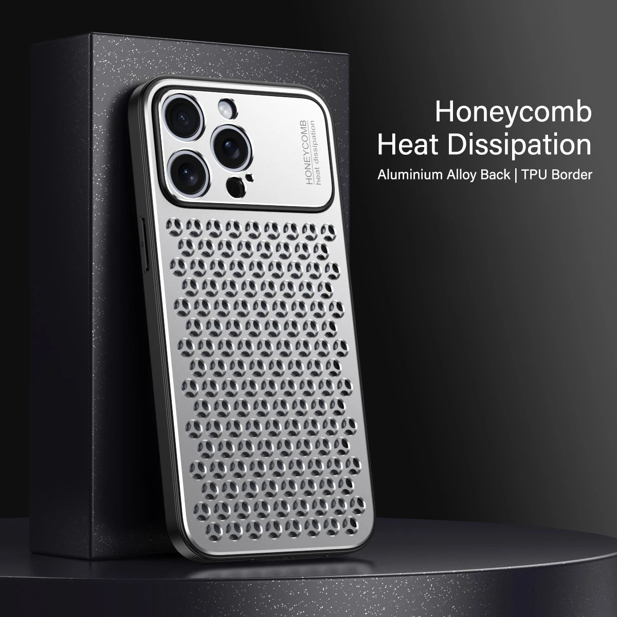 iPhone 15 14 13 Aluminum Alloy Heat Dissipation Phone Case