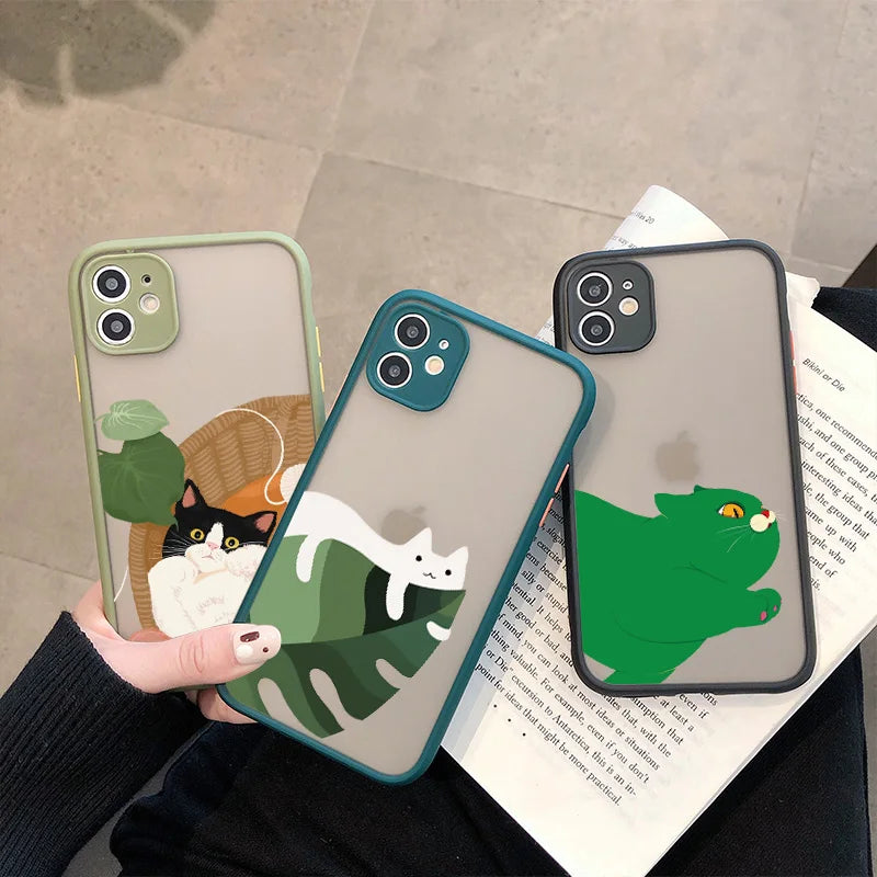 iPhone 15 14 13 Various Style Cat Case