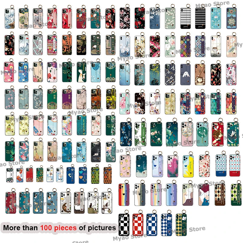 Samsung Galaxy A15 A35 A55 Luxury Wrist Strap Case