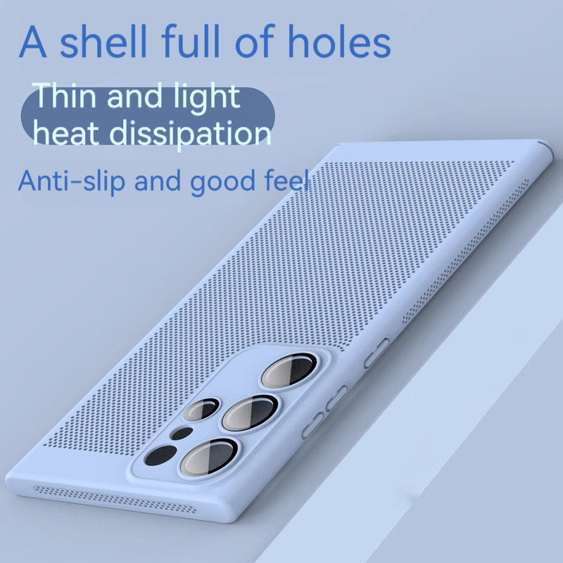 Samsung Galaxy S23 S22 Ultra Plus Honeycomb Heat Dissipation Case